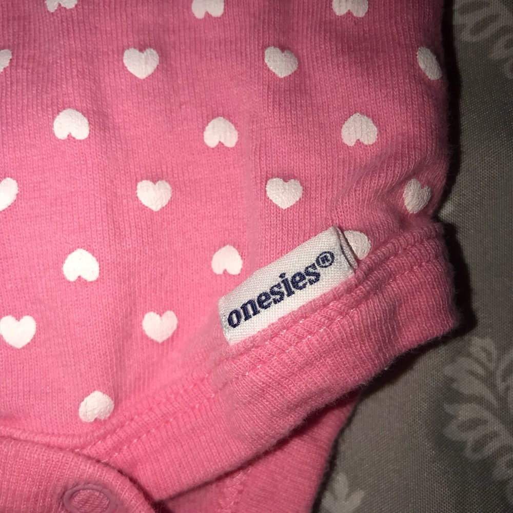 0-6 Month Baby Girl onesie and hats!